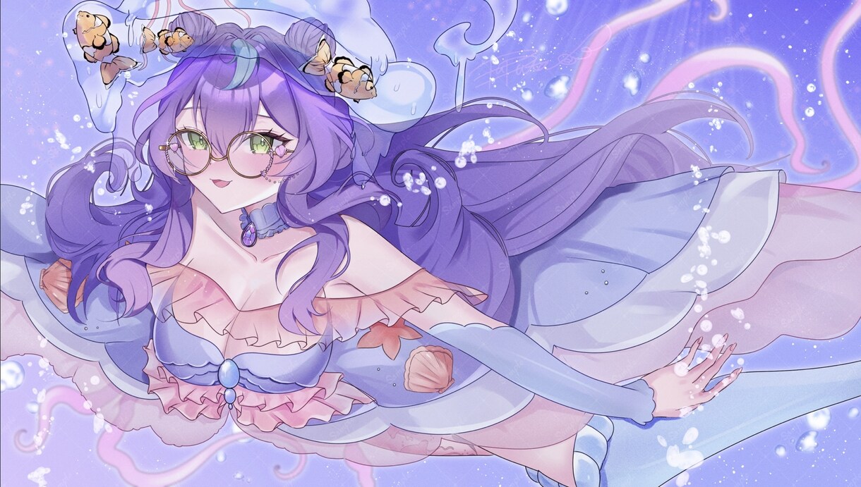 魅力的でかわいい×キラキラな女の子を描きます サムネや歌ってみた等にご使用いただけます！ イメージ5