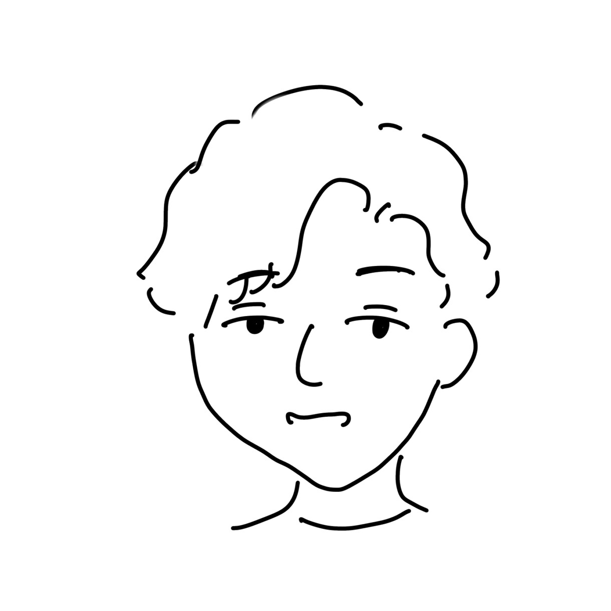 シンプルな似顔絵・アイコン描きます 誇張しない似顔絵です。スピード感のある納品！ イメージ1