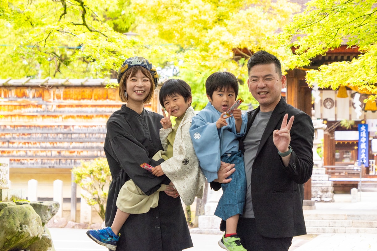 七五三・お宮参り人見知りOK自然な笑顔を撮影します 産着レンタルありキャンペーン中通常より20,000円に値下中 イメージ2