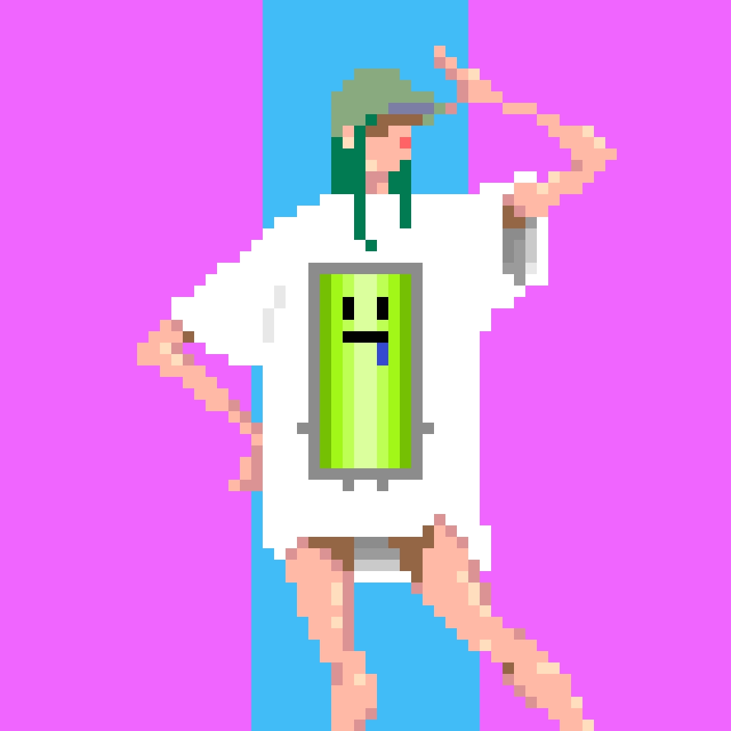 ドットpixelとイラスト背景アイコン作成します ドットイラストに イラスト背景を当てた融合アイコン！業界初！ イメージ7