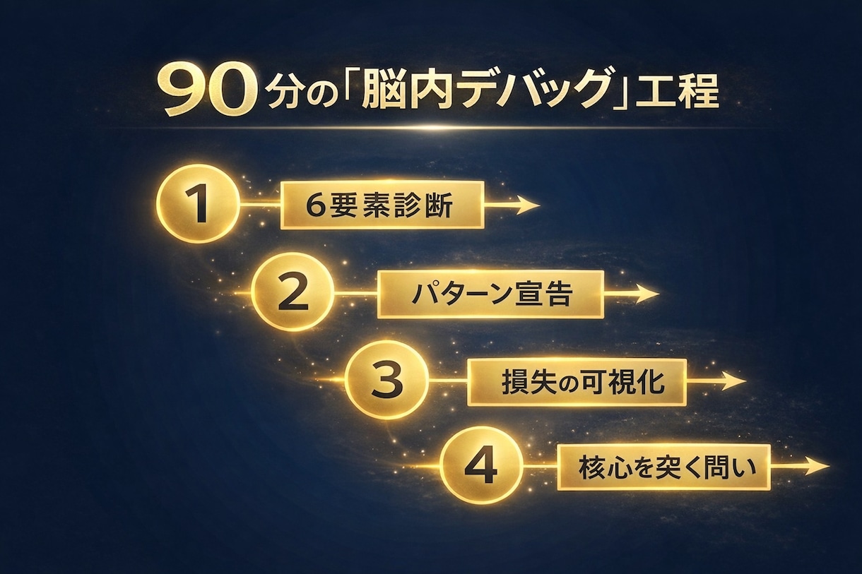 完璧主義を卒業！動けない原因を30の型で特定します なぜ動けない？優等生特有の複合ブレーキを論理的に解明します イメージ6
