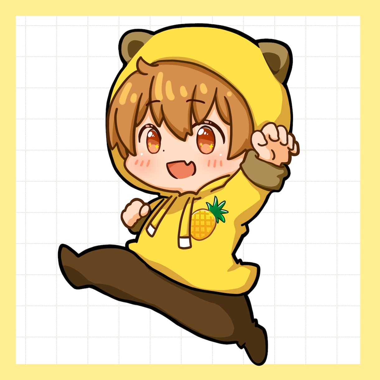 動画・配信で使えるイラストお描きします 笑顔・元気なイラストを描くのが得意です！ イメージ1