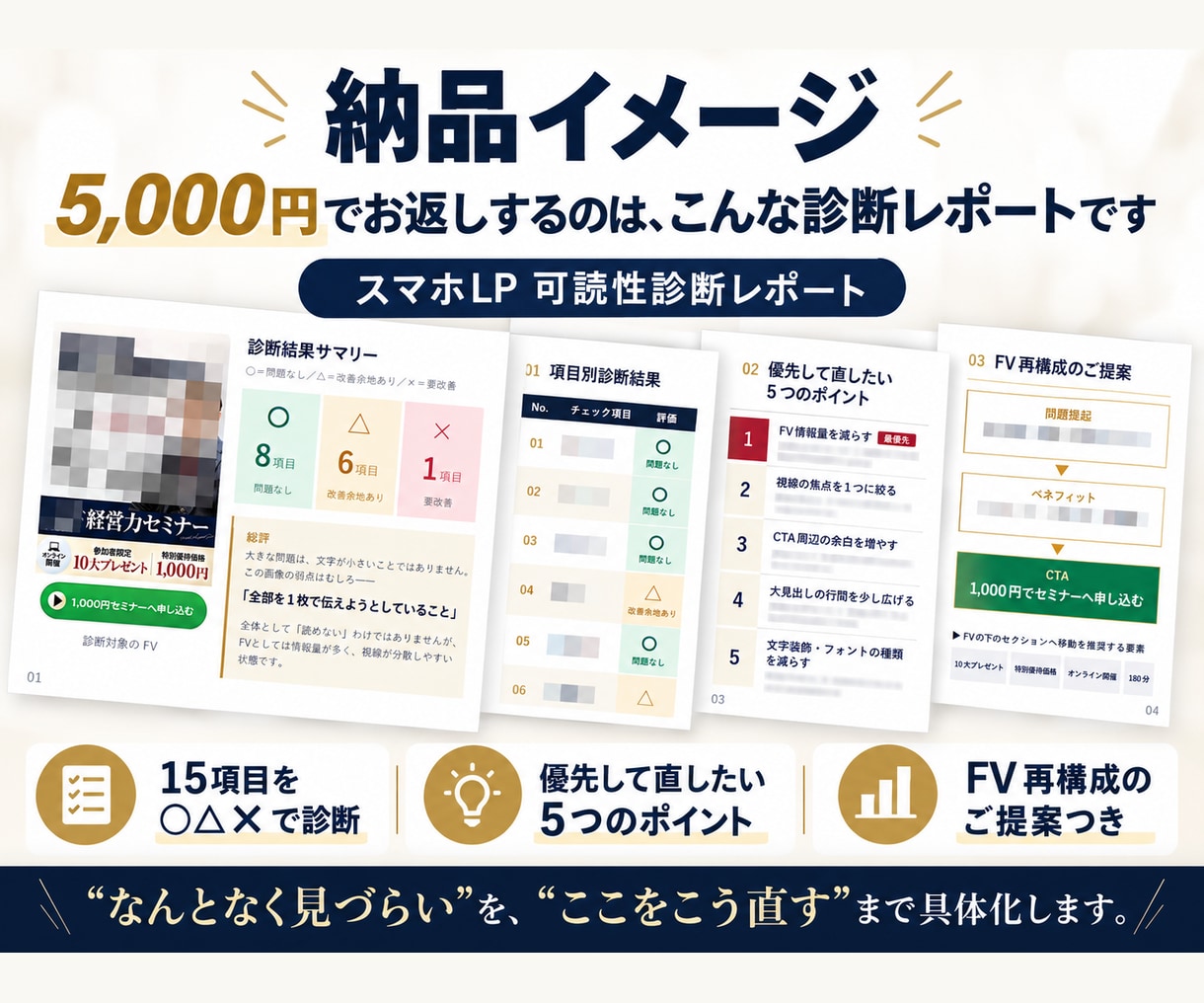 スマホLPの見づらさ・読みにくさを診断します 文字サイズ・余白・CTAをプロ目線でチェック イメージ3