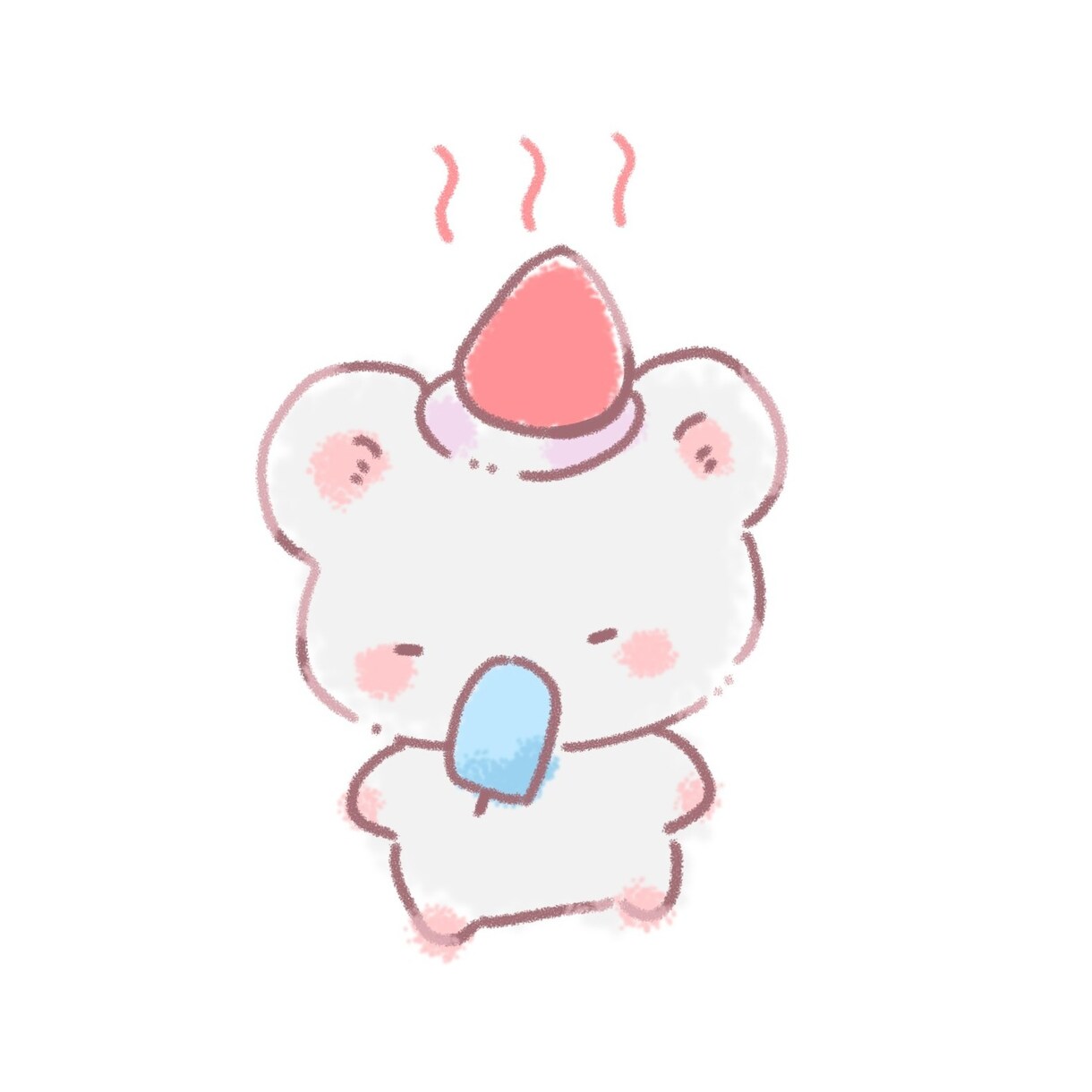 ゆるっとかわいい動物イラスト描きます もちもちゆるかわなあなただけのイラストをお描きします イメージ4