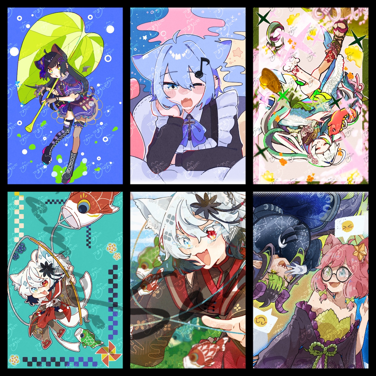アイコン・立ち絵・一枚絵などイラスト制作します SNS・配信・ゲームなど幅広い用途に対応 イメージ5