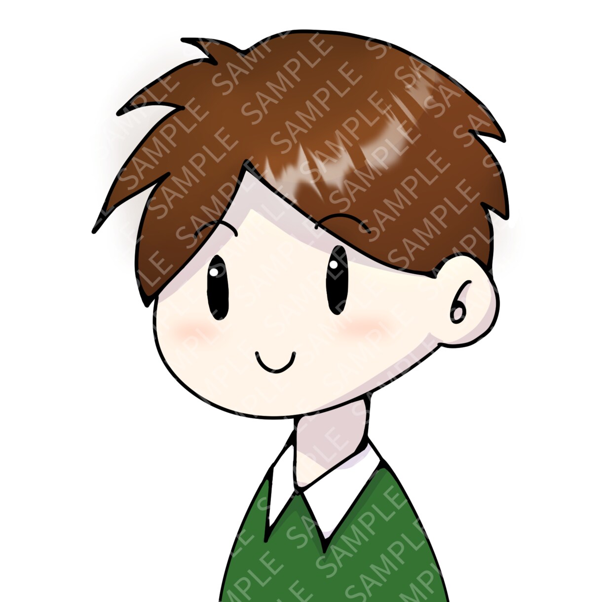 SNSアイコン等に使えるイラスト、お描きします 短納期も応相談！ 個性溢れるイラストをご提供します！ イメージ6