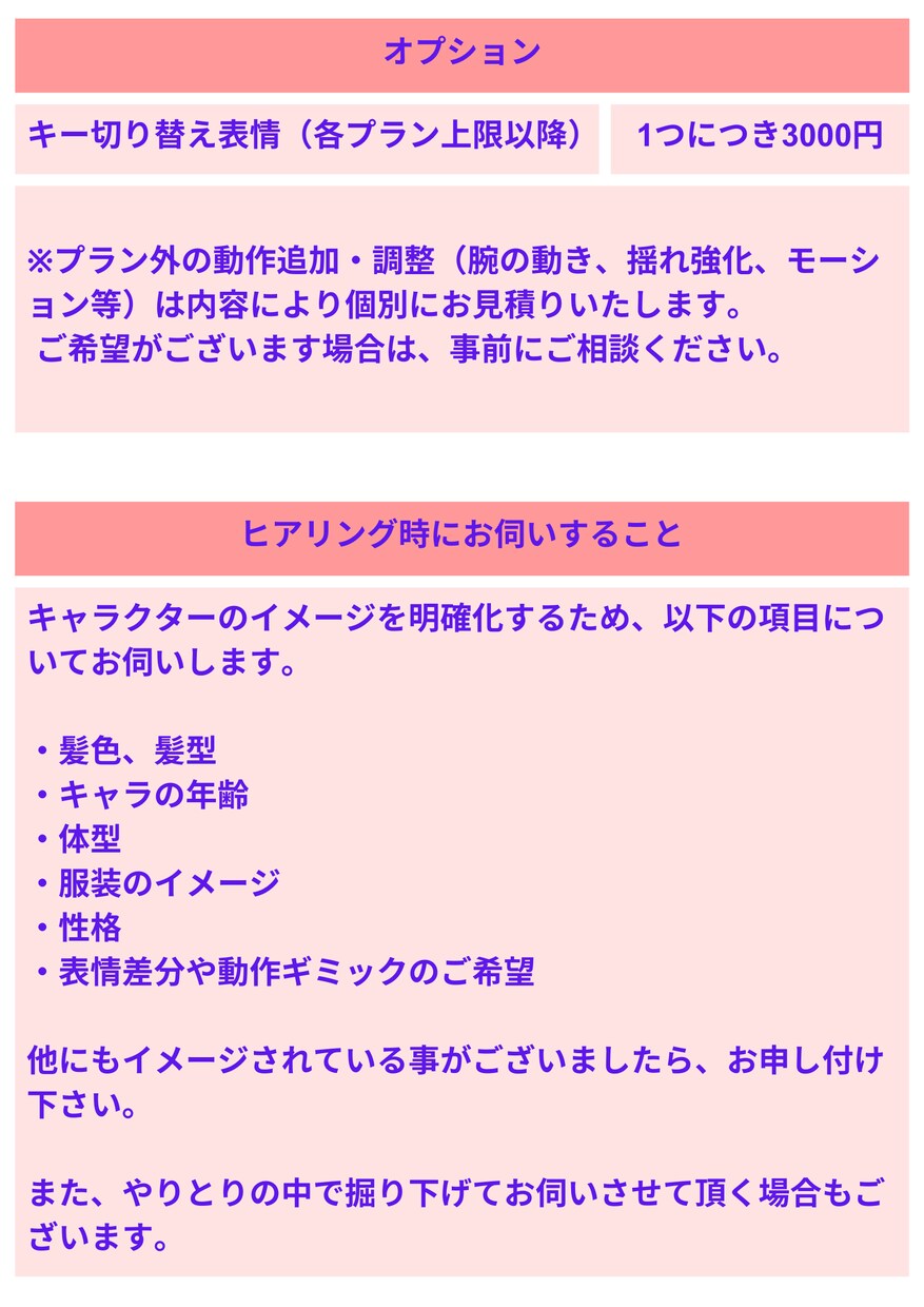 Live2D全行程制作で配信モデル作ります VTuber向けキャラデザ〜Live2D一貫制作 イメージ6