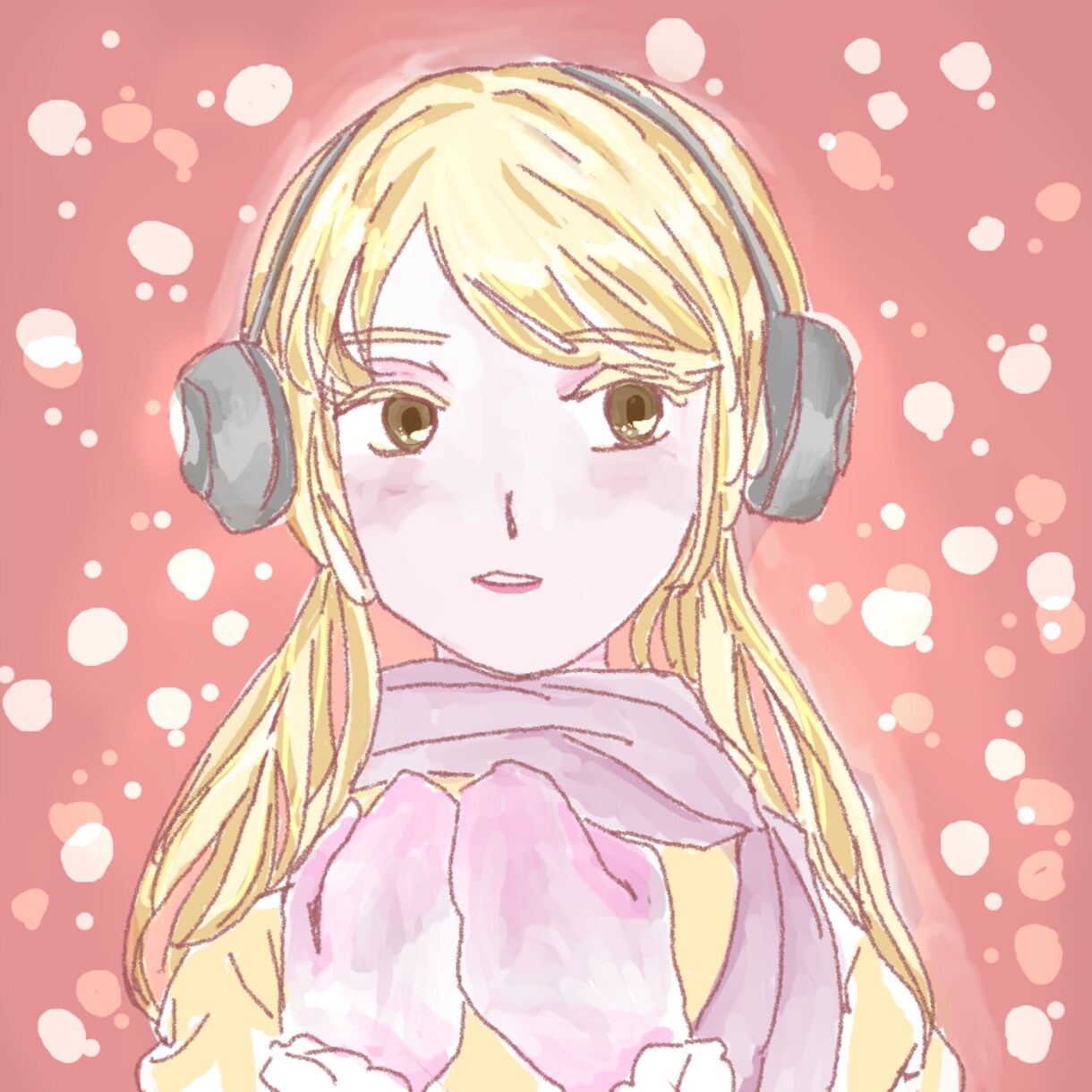 シンプルでかわいいアイコン作成いたします やわらかい雰囲気のかわいい女の子のアイコンを作成します イメージ4