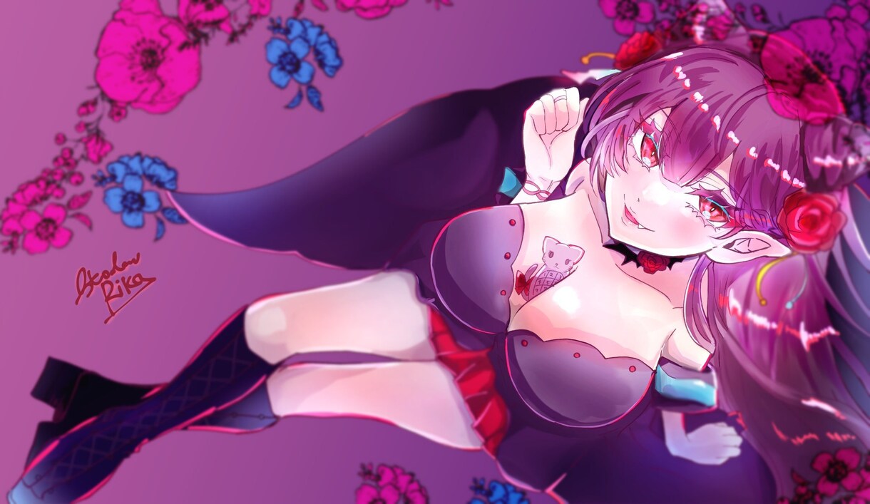 目を引く華やかなイラスト/立ち絵など承ります 商用利用可（有料オプション）IRIAM、動画立ち絵など イメージ7