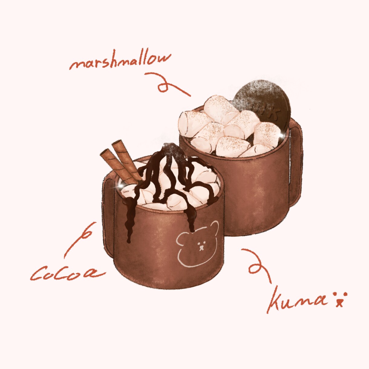 デフォルトの食べ物描きます 実際にあるものやオリジナルの食べ物を描くことができます！ イメージ2