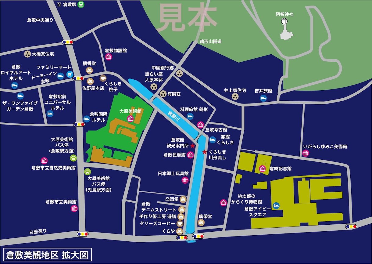 わかりやすい地図・案内図を作成します -- イラストレーターで印刷物やホームページに使える画像 イメージ3