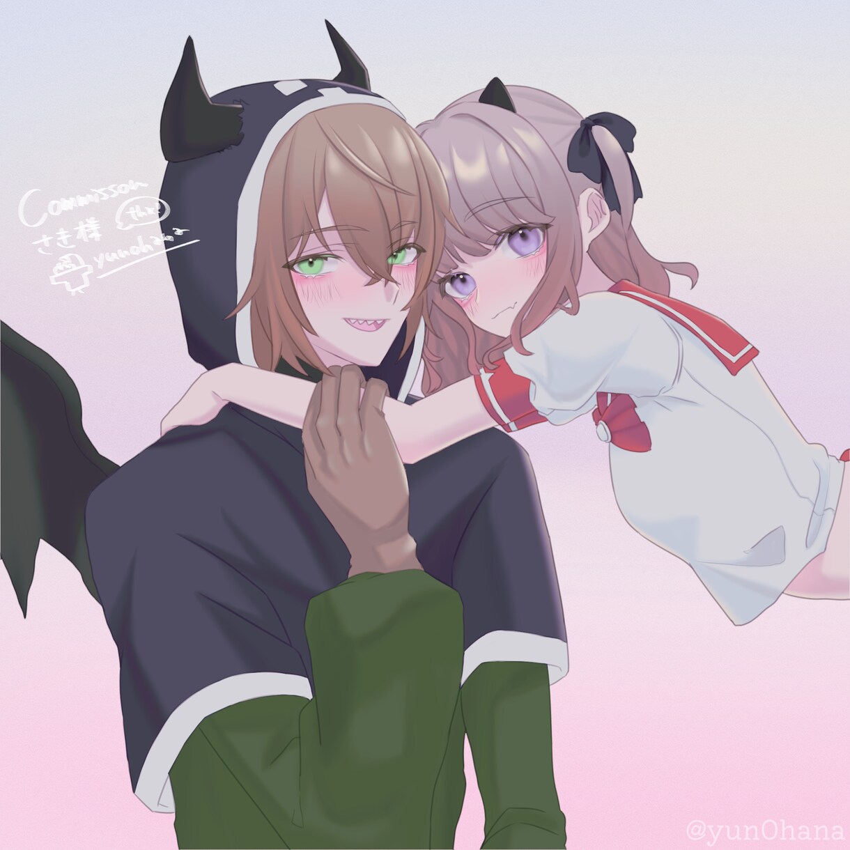 可愛いアイコン/夢絵/動画イラスト描きます かわいい少年少女のイラストコミッションです。 イメージ2