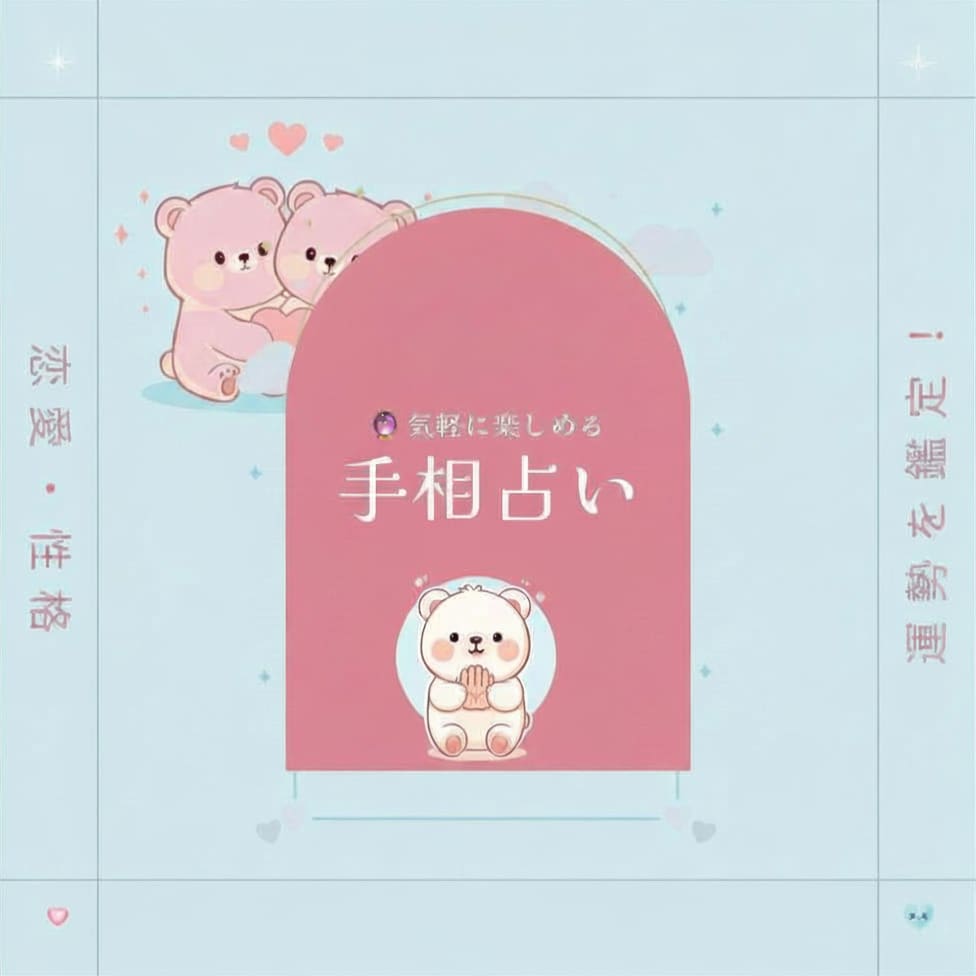 気軽に相談OK‼️あなたの手相をやさしく鑑定します 友達感覚で相談できる、やさしい手相占い(^^) イメージ2
