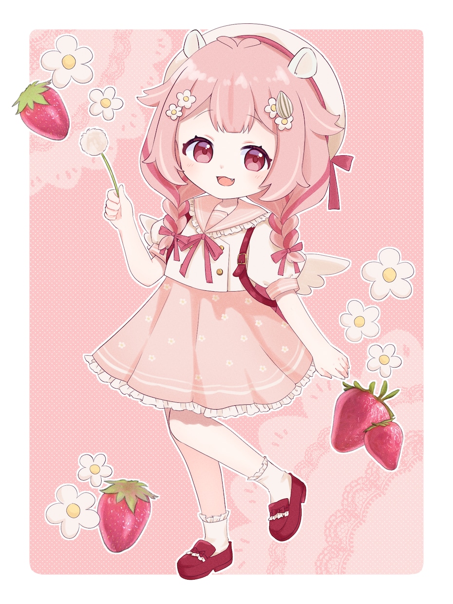 かわいい女の子の1枚絵を4000円で作成します おはVやサムネ使用、推しVtuberへのプレゼントなどに イメージ8