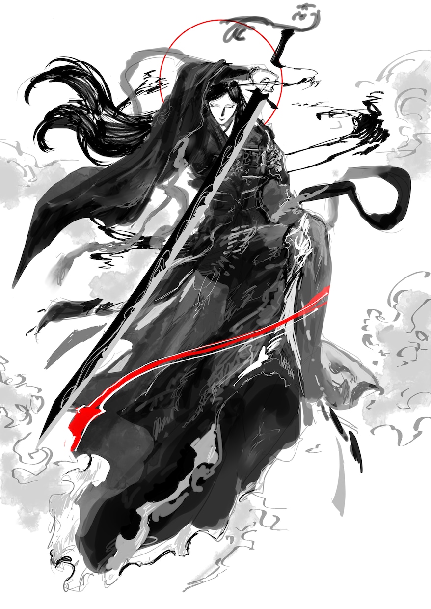 中華風女性キャラを描きます 美しい、格好いい、ミステリアス、強い女性を描きます！ イメージ2