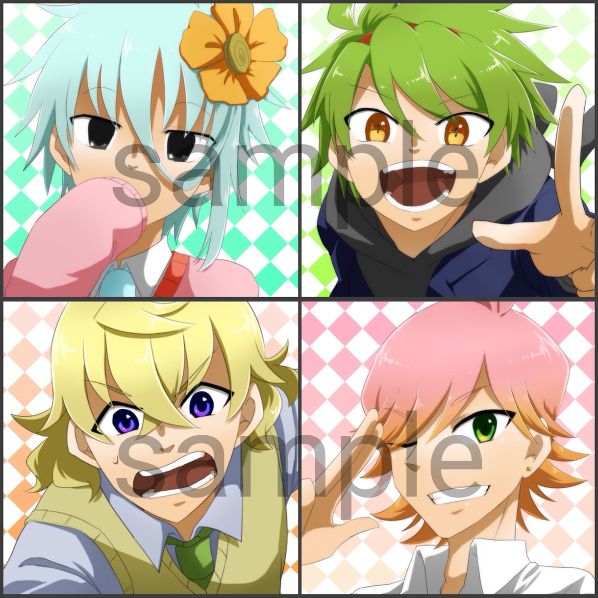 SNSのアイコン/ヘッダー描きます アニメ風のアイコンを作成！短納期OK！ イメージ2