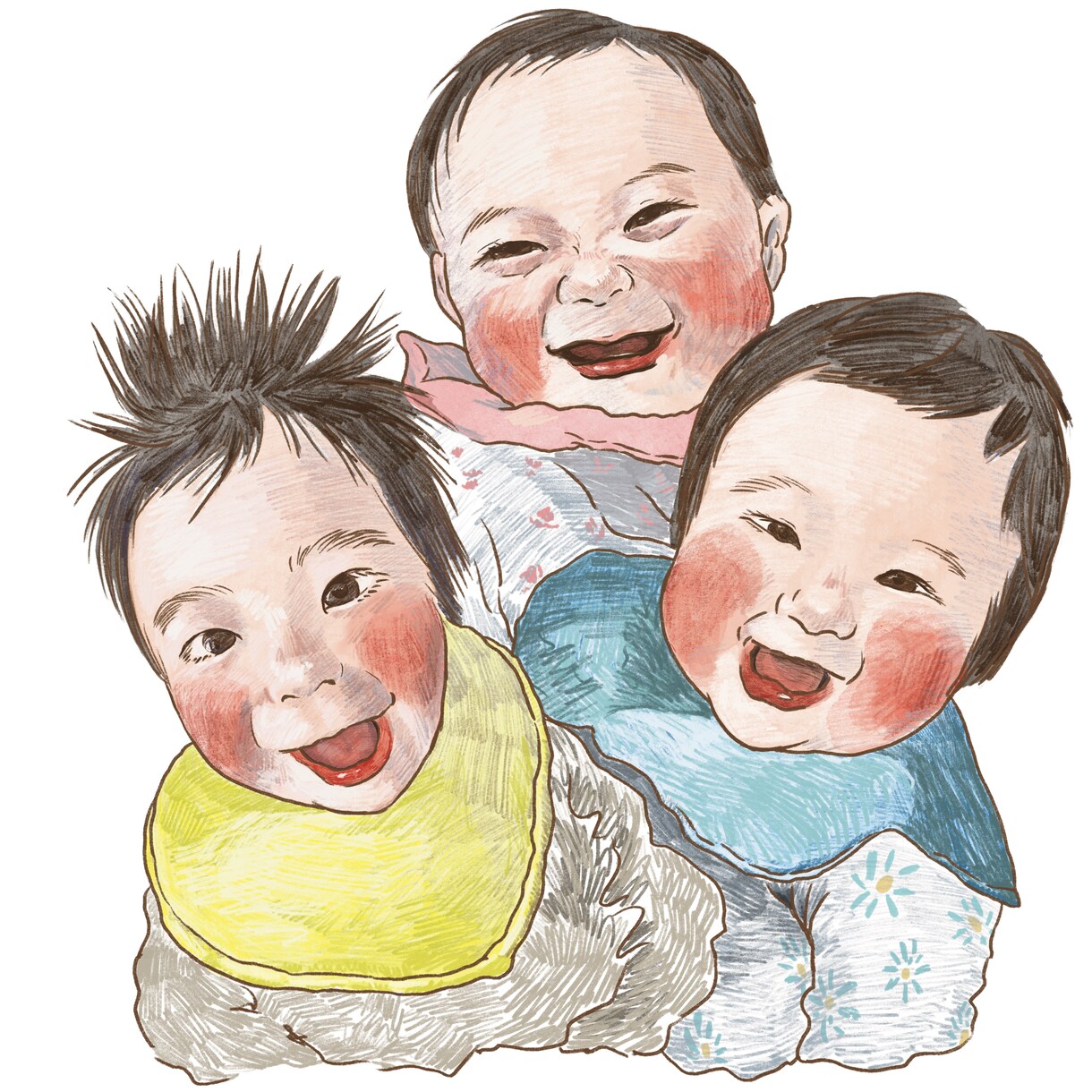 写真からおしゃれに似せる！似顔絵イラスト描きます SNSアイコンや内祝いオリジナルグッズにも イメージ3