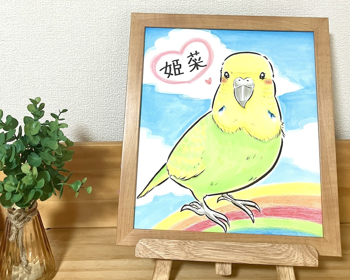 手描きで温かいペット似顔絵をお描きします 見るたびに笑顔になれる犬似顔絵、猫似顔絵 イメージ9