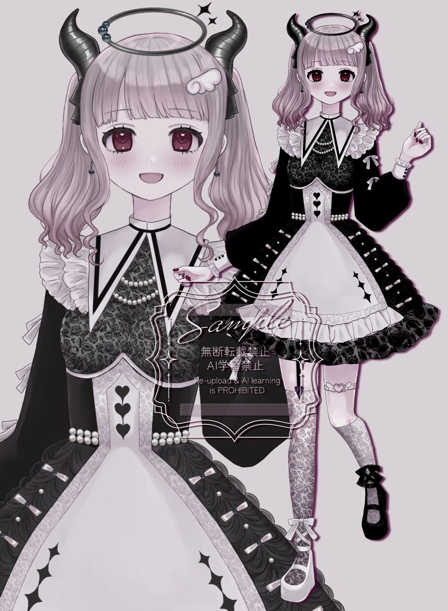 IRIAM用の最高にかわいい立ち絵を制作します "あなたの理想のカワイイ姿"をお届けいたします！︎︎︎︎❤︎ イメージ5