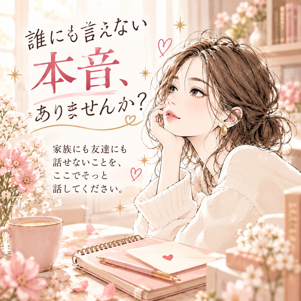 あの人との恋の行方を占いお手紙を届けます 占い好きエステティシャンが、あなたの恋に寄り添います イメージ3