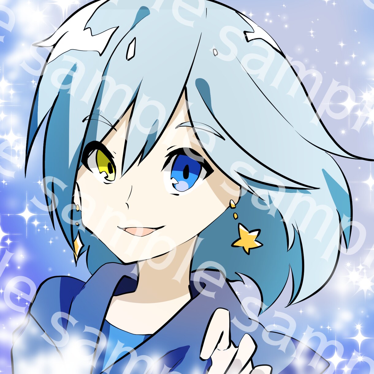あなたのアイコン描かせて頂きます すこし少年漫画っぽい絵柄です！ イメージ4