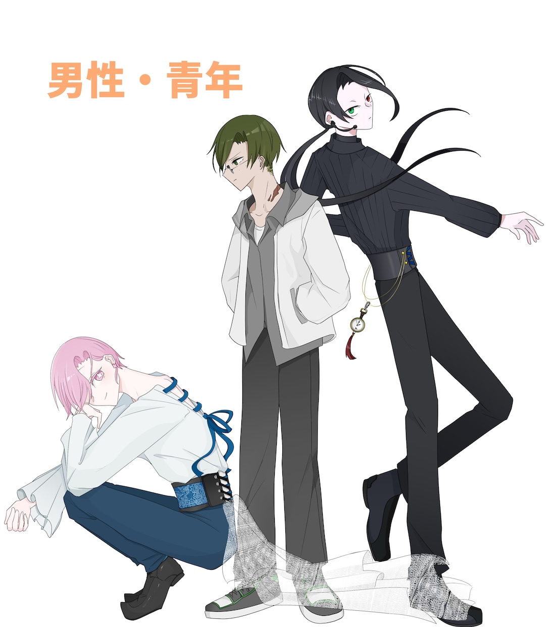 活き活きした表情が魅力！立ち絵描きます /1週間で納品可能です。初めてのご依頼にも！ イメージ3