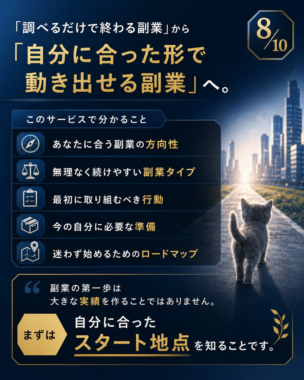 副業迷子をAI診断で卒業させます 性格別診断×ロードマップで最初の一歩へ イメージ10