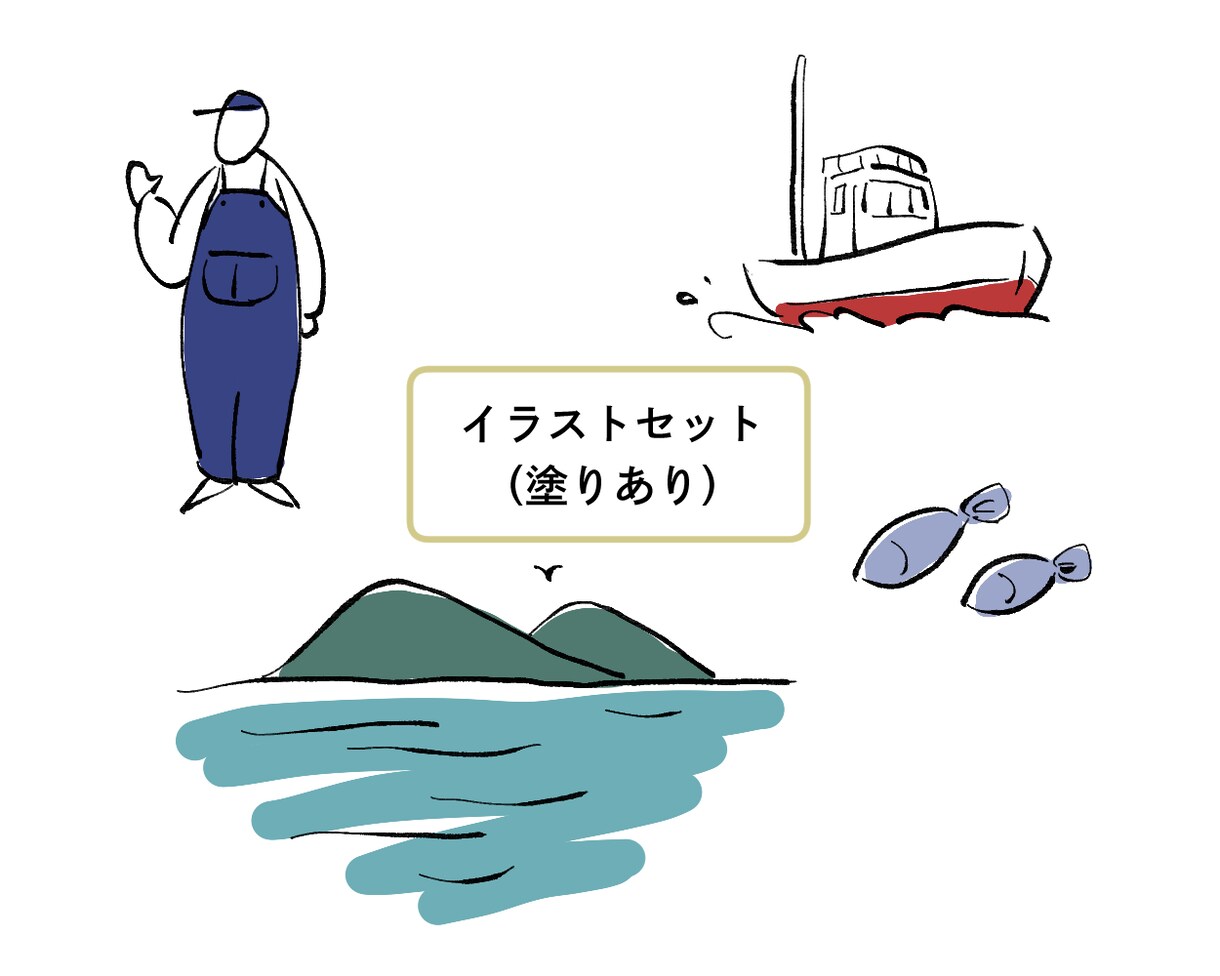 手描き感のあるゆるりとしたイラストを描きます ラフな雰囲気のイラストをお探しの方へ◎ イメージ3