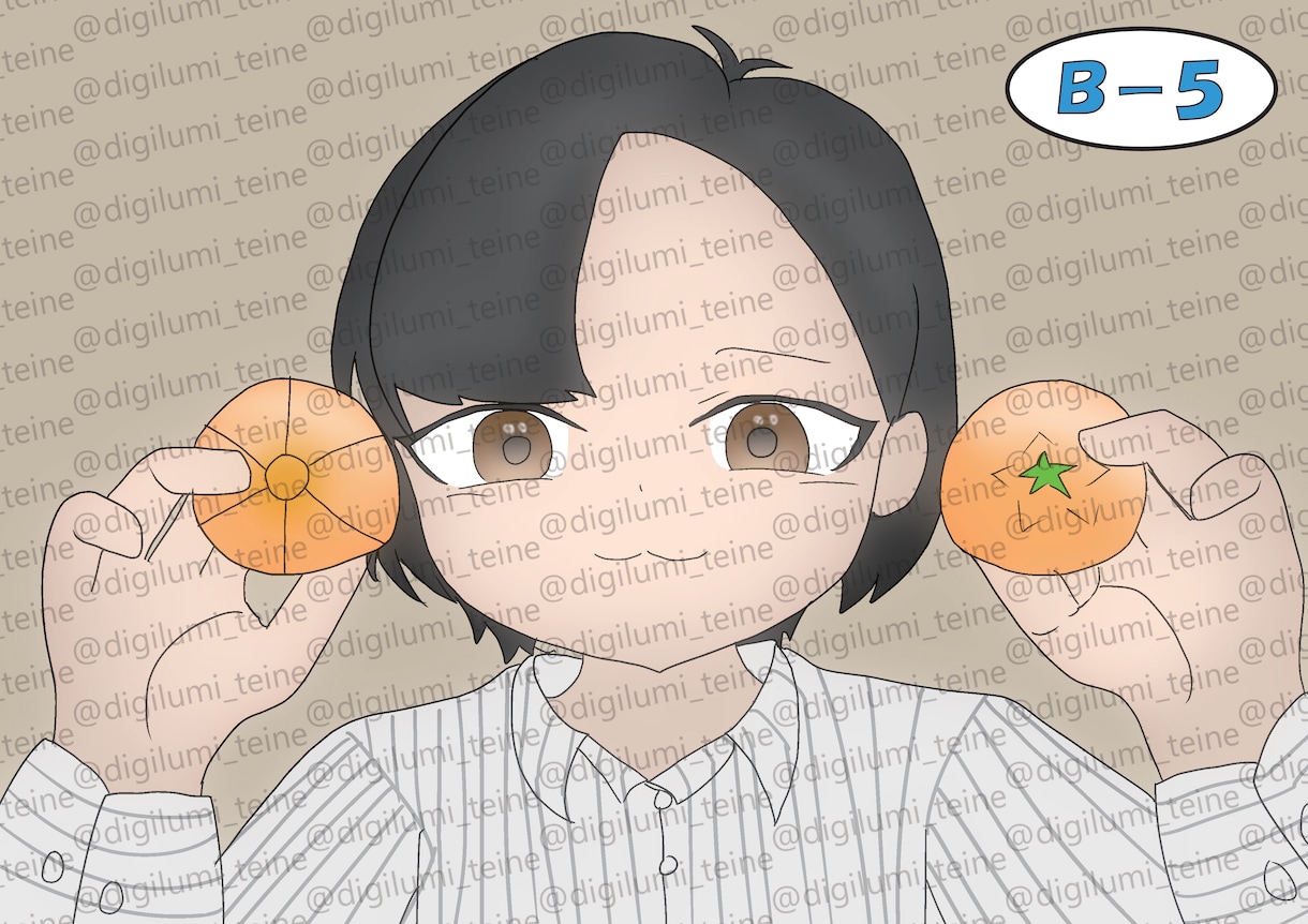 似顔絵イラスト（ミニキャラ/デフォルメ）描きます 組合せ自由！　お好きな仕上がりを購入可能！ イメージ6