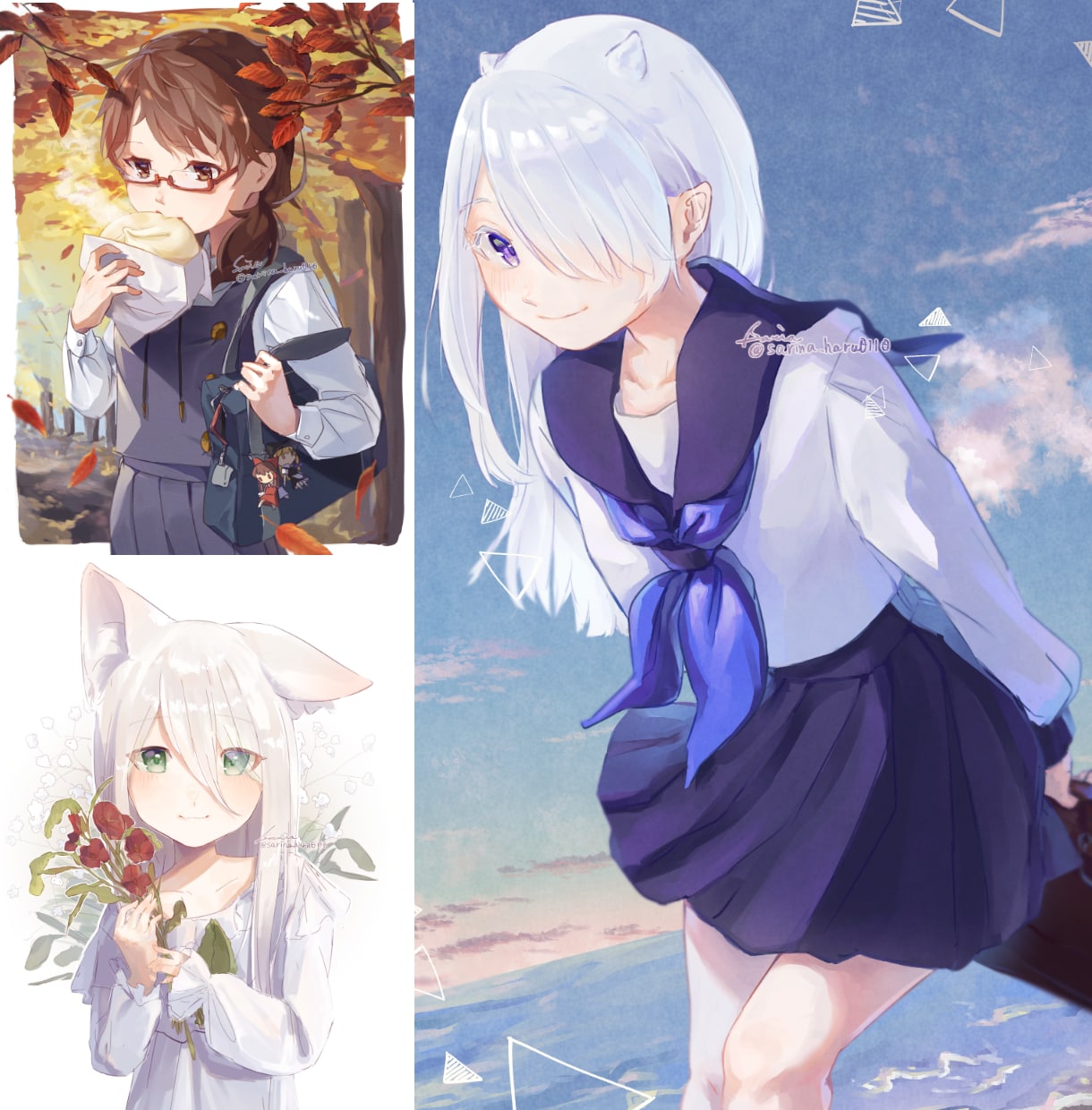 可愛いキャラクターイラスト制作いたします アイコン、キャラデザ、一枚絵、淡い色合いで可愛く仕上げます イメージ3
