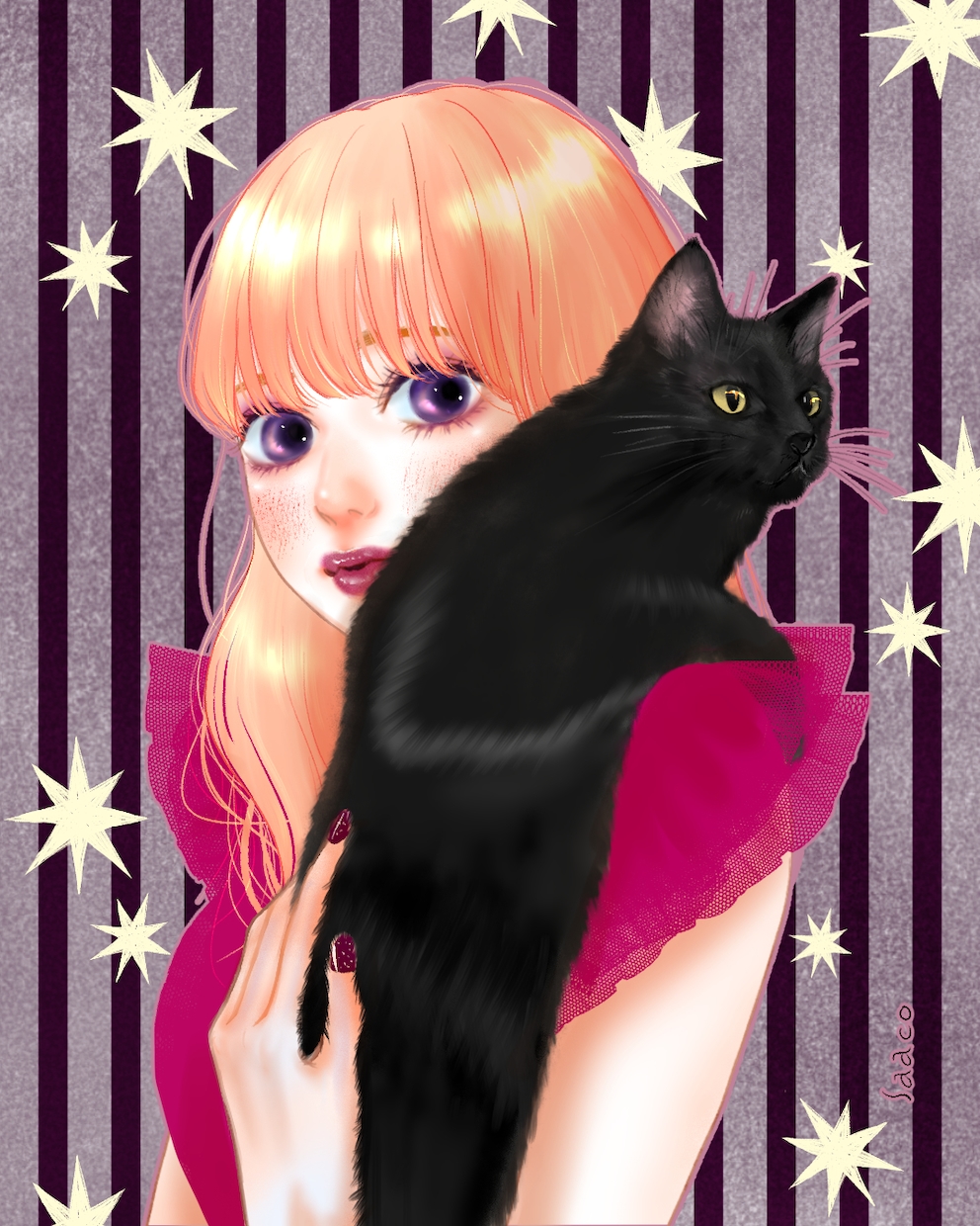 可愛い絵柄で目を惹く！印象に残るイラスト描きます アイコン、サムネ、MVなどSNS活動に華やかさをプラスします イメージ6