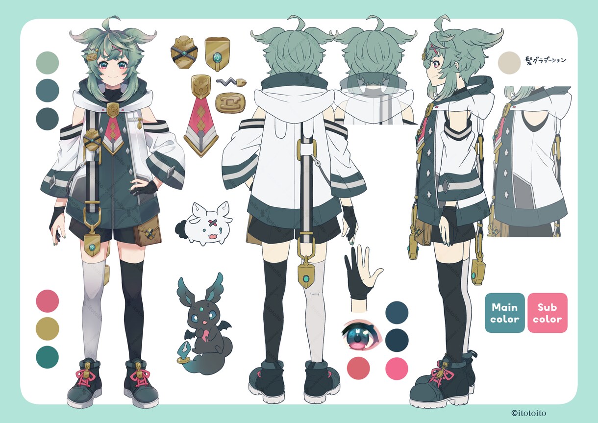 オリジナルのLive2Dモデルを制作します あなたの”なりたい”を全力で叶えます! イメージ3