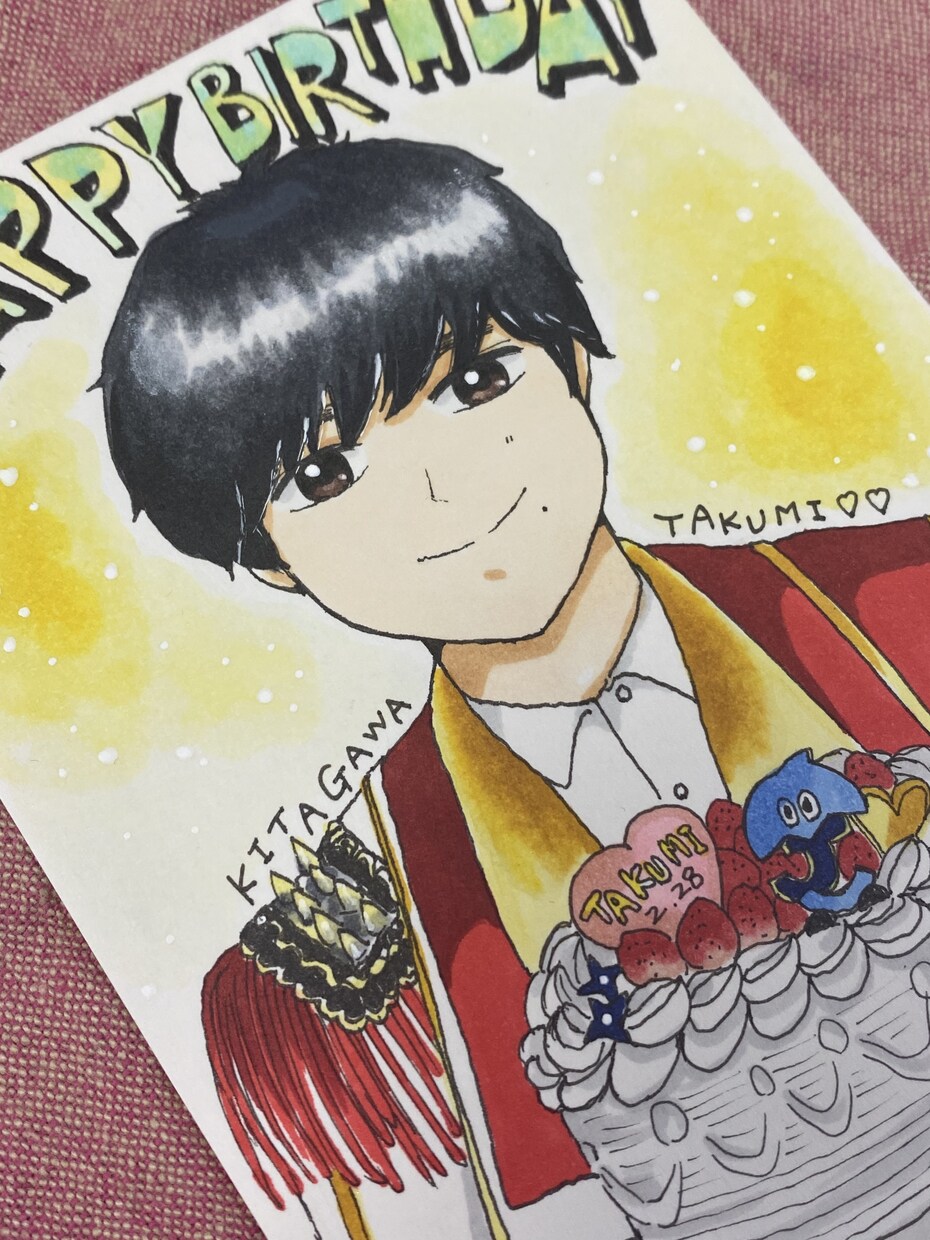 あなたの思い出の写真を手描きイラストにします 顔写真は公開したくない！という方におすすめです。 イメージ4