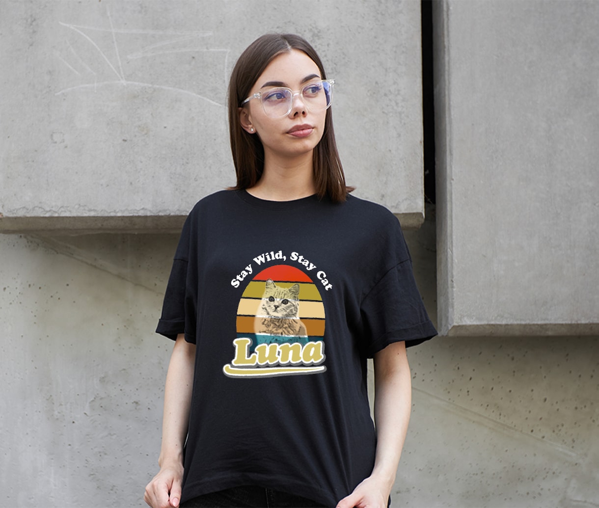 世界に1枚だけの“うちの子Tシャツ”作ります 写真1枚で完成　愛犬・愛猫などのオリジナルTシャツ制作します イメージ9