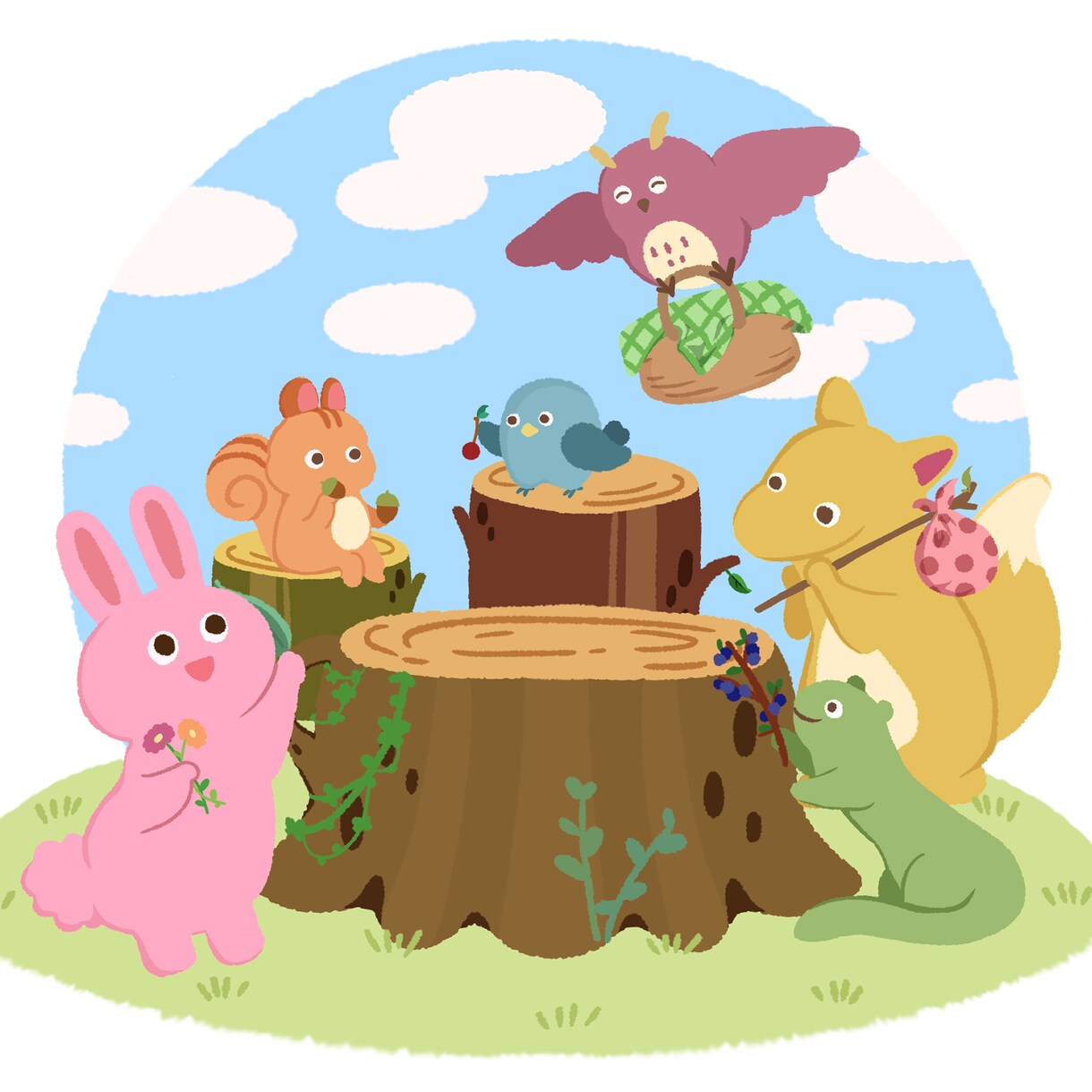 小物1点無料◎優しくかわいい動物をお描きします 広告・挿絵・アイコンに/大切なペットさんも/プレゼントにも◎ イメージ5