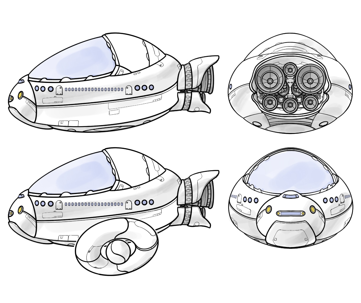 先着5件20%オフ☆メカ乗物系イラスト描きます ロボット、乗り物、建造物等のメカ系のイラストを制作します。 イメージ3