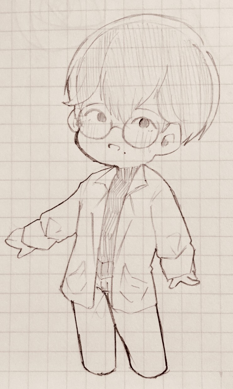 最短2日!!デフォルメキャラ描きます ☆線画練習用などに使えるラフ画提供☆ イメージ3