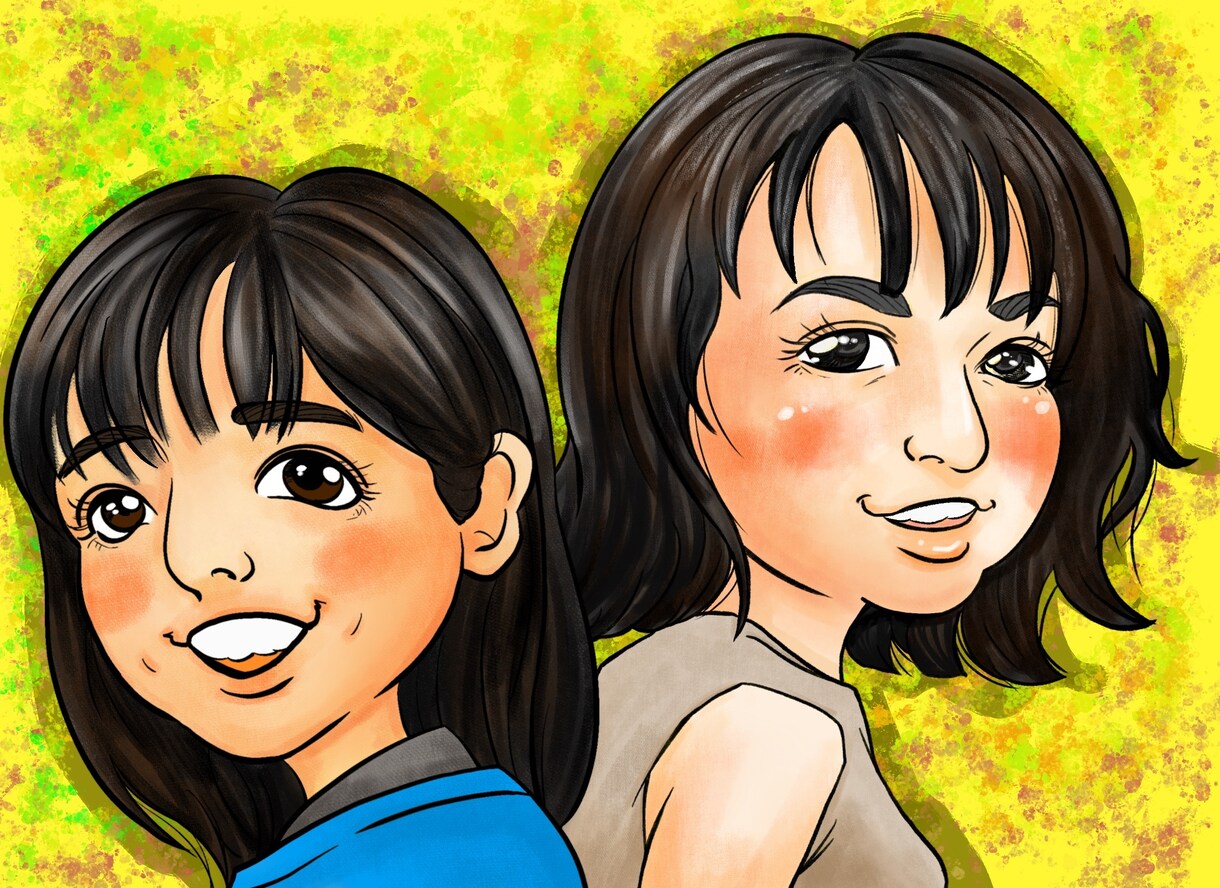 お子様の似顔絵作成します お子様の似顔絵暖かく優しいイラスト イメージ2