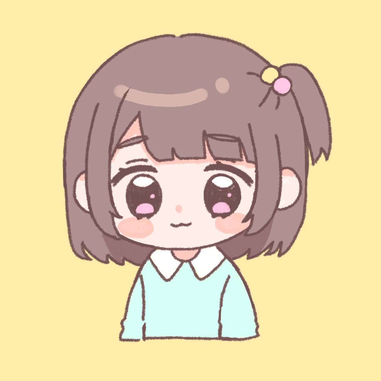 シンプルで優しいイラスト作成致します デフォルメでほんわかしたアイコンイラストをお描きします イメージ3