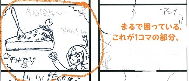 2画面イラスト、ストーリー から描きます 2画面イラスト、4コマひとつストーリー から描ける イメージ2