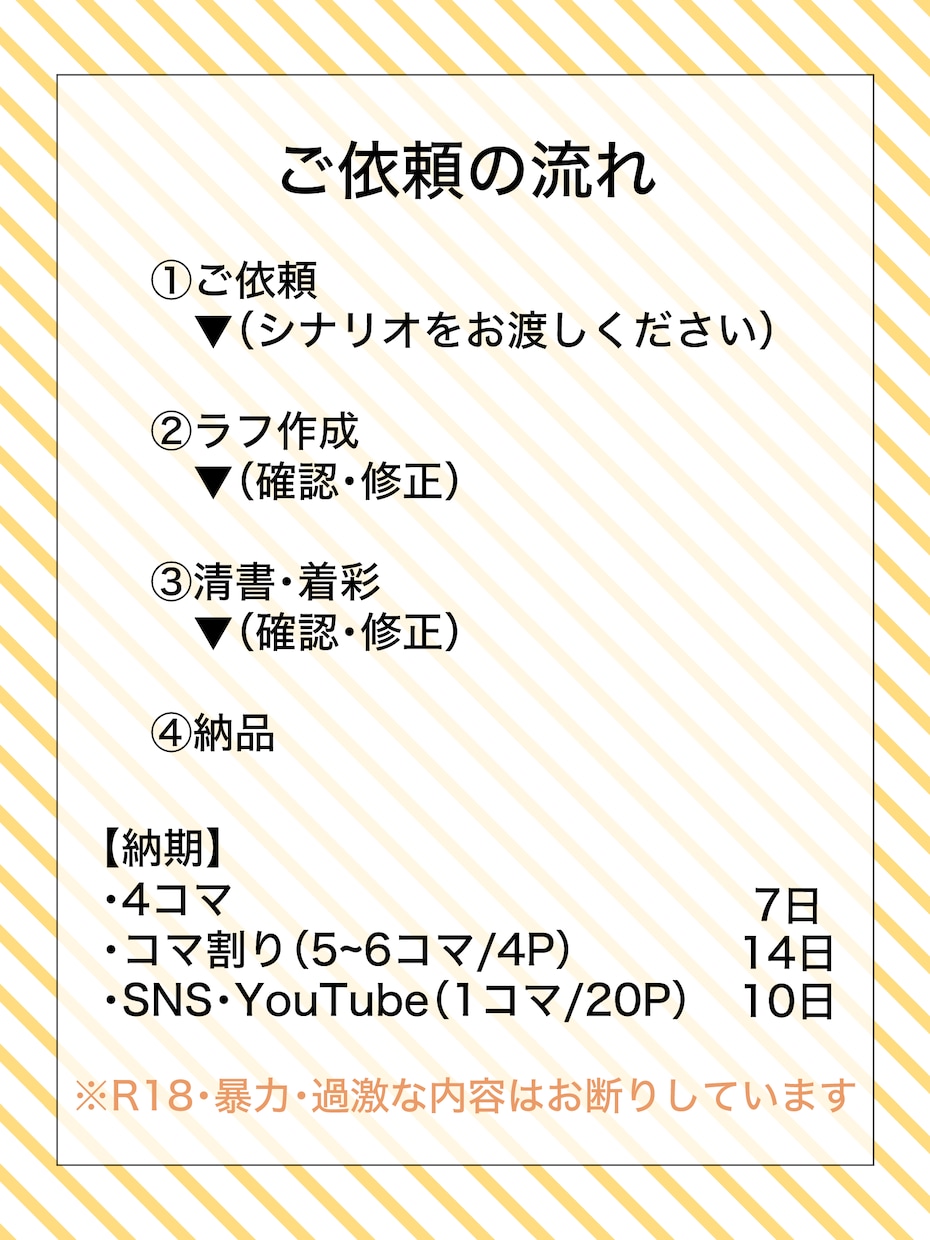 魅力的な！YouTube漫画・広告漫画など描きます 修正無料無制限・最短７日で納品！ イメージ4