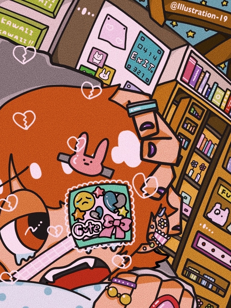 ポップでカートゥーン風の個性的なイラストを描きます 歌ってみた、動画サムネイル、表紙、アイコン、何でも描きます！ イメージ9