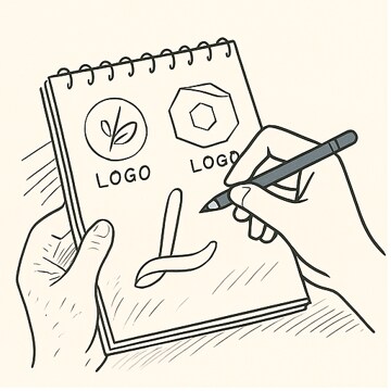 お客様のご希望に合ったロゴデザインを行います これから立ち上げる団体，会社などのロゴ作成を提案します． イメージ1