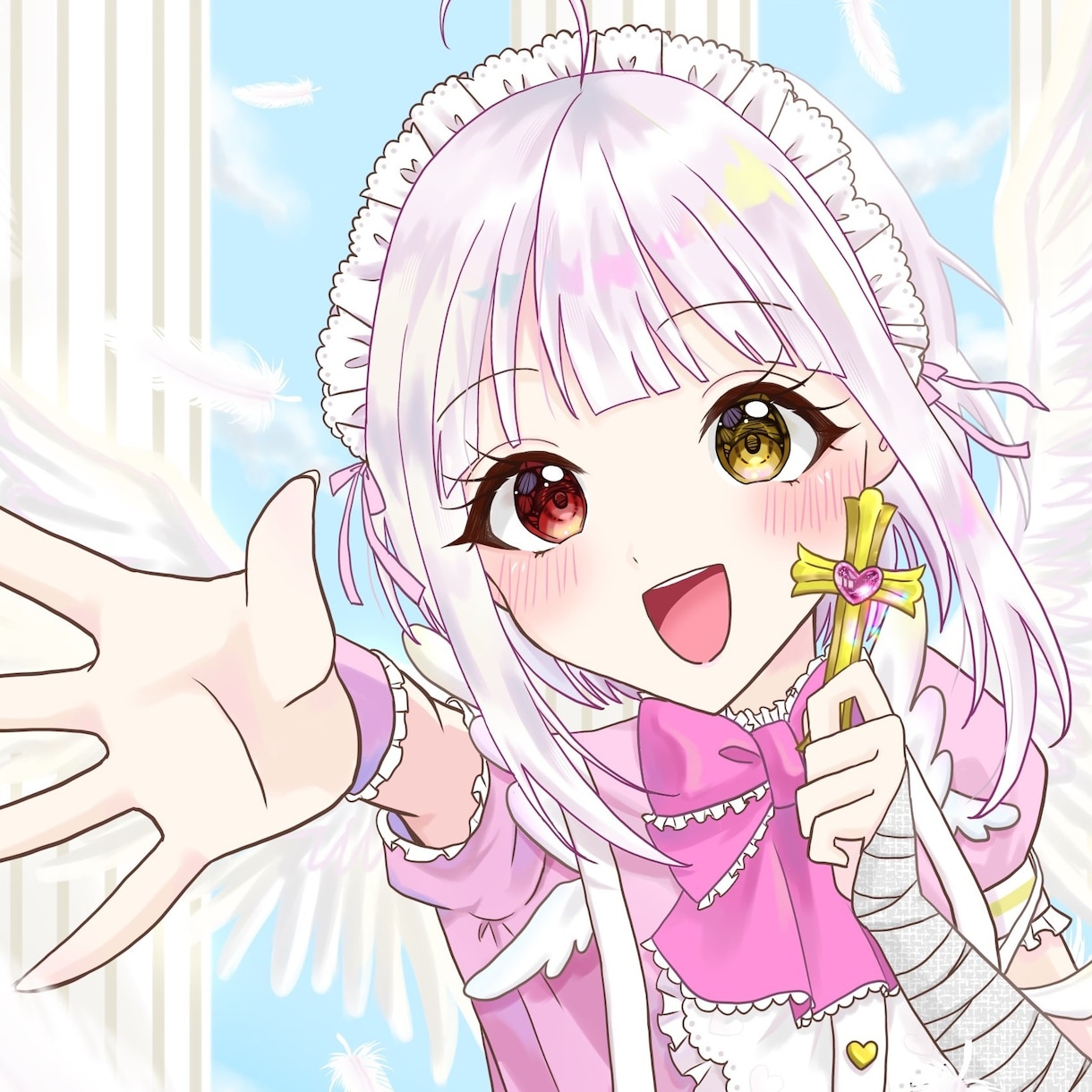 透明感のあるキラキラなイラストを描きます アイコン/サムネイル/商用利用可 イメージ4