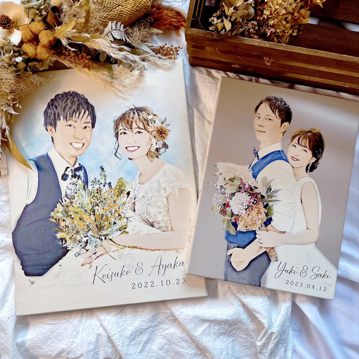 写真から優しいタッチの似顔絵を作成いたします 似顔絵の実績800件以上 / 合成もできます イメージ1
