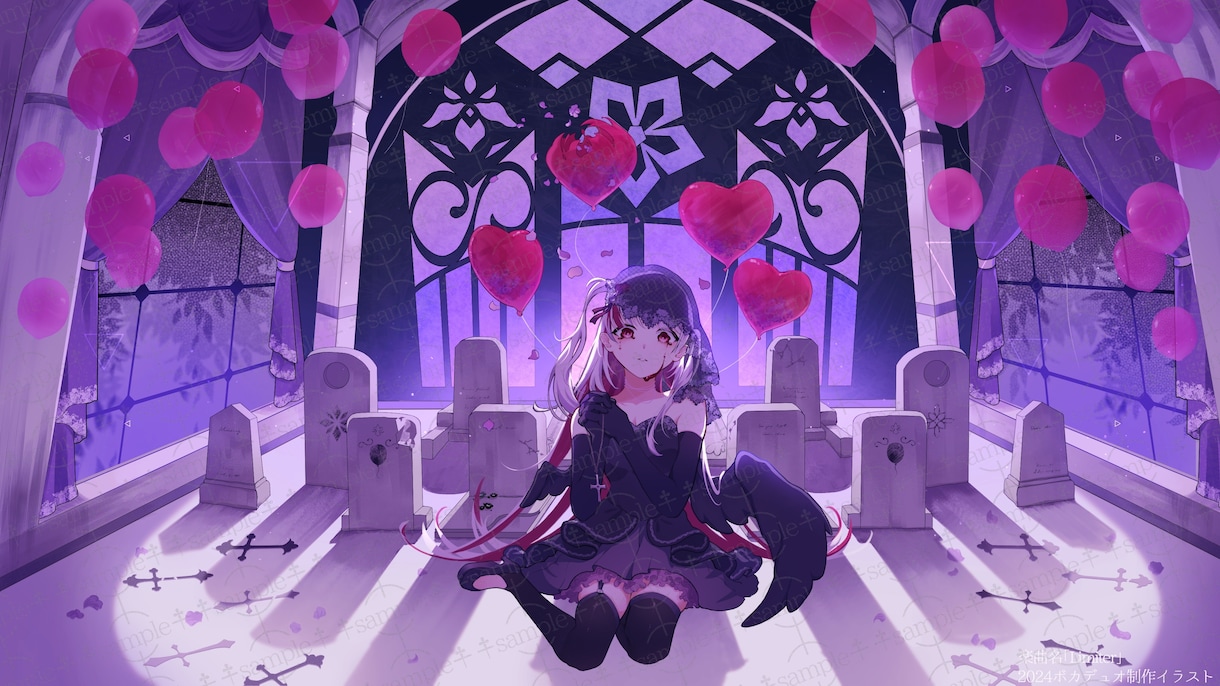 MVイラストをサムネイルおまけ付きで制作します 動画サンプルあり！cover/オリジナルMVどちらも承ります イメージ4