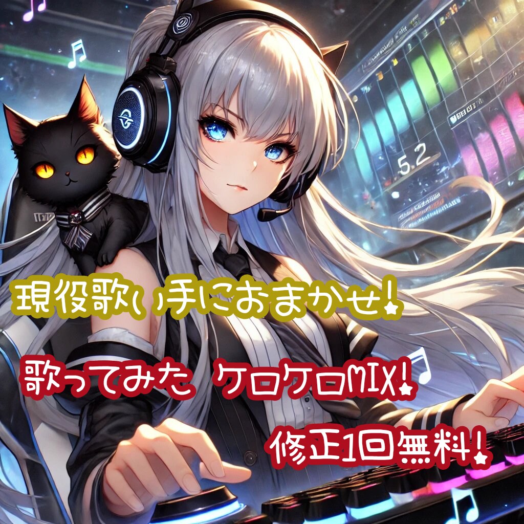 歌ってみた ケロケロ MIX します 現役歌い手だからわかる！煩わしいことは私にお任せ下さい！！ イメージ1