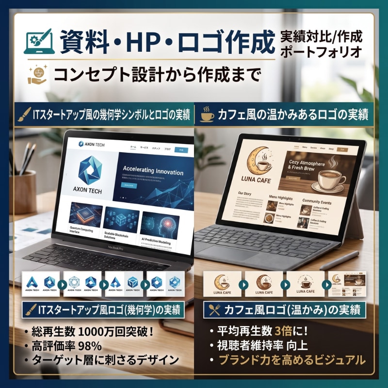 コンセプト設計！高品質な事業・店舗ロゴを作成します 集客とブランド力を高める！コンセプトから考えるロゴデザイン イメージ1