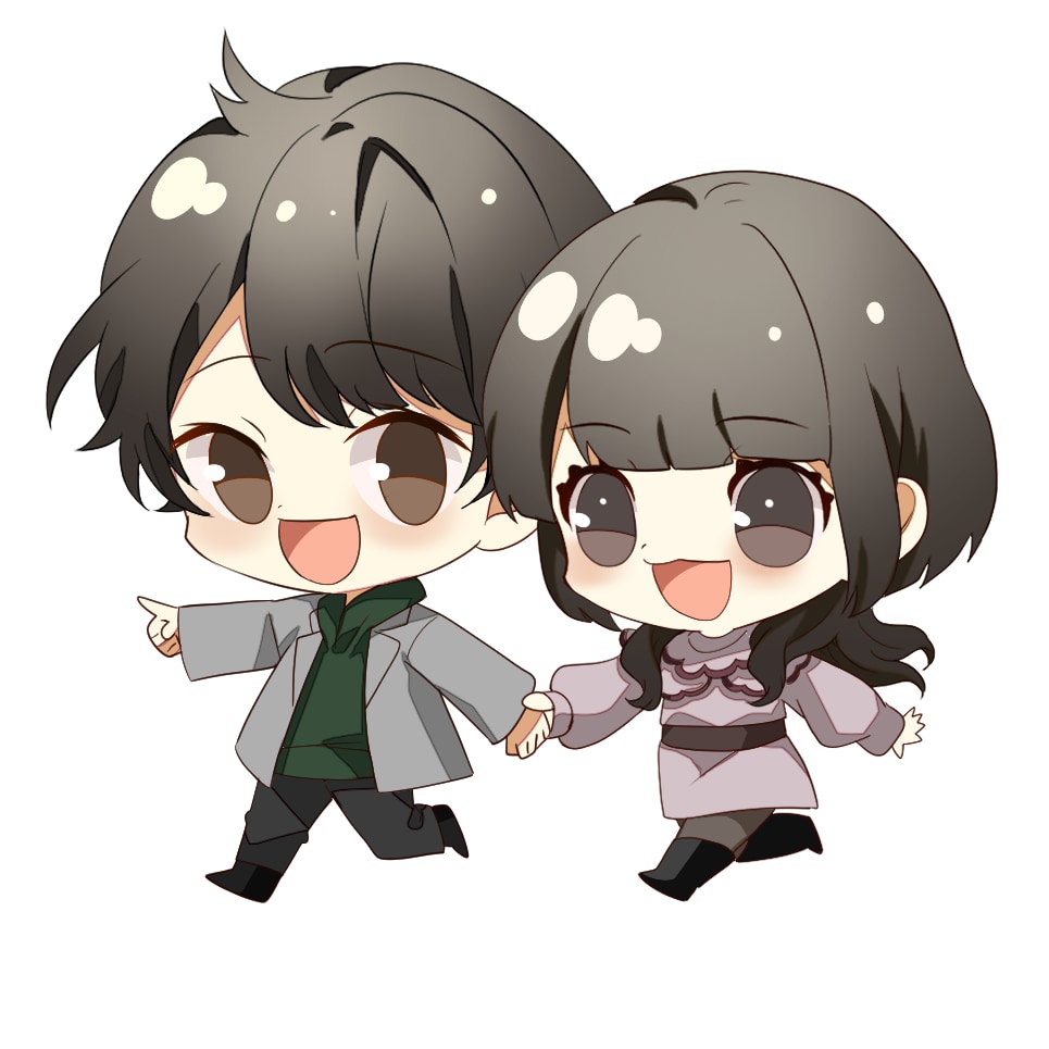 カップル絵、夢絵かきます 三千円でちびキャラかぷ絵、夢絵！ イメージ2