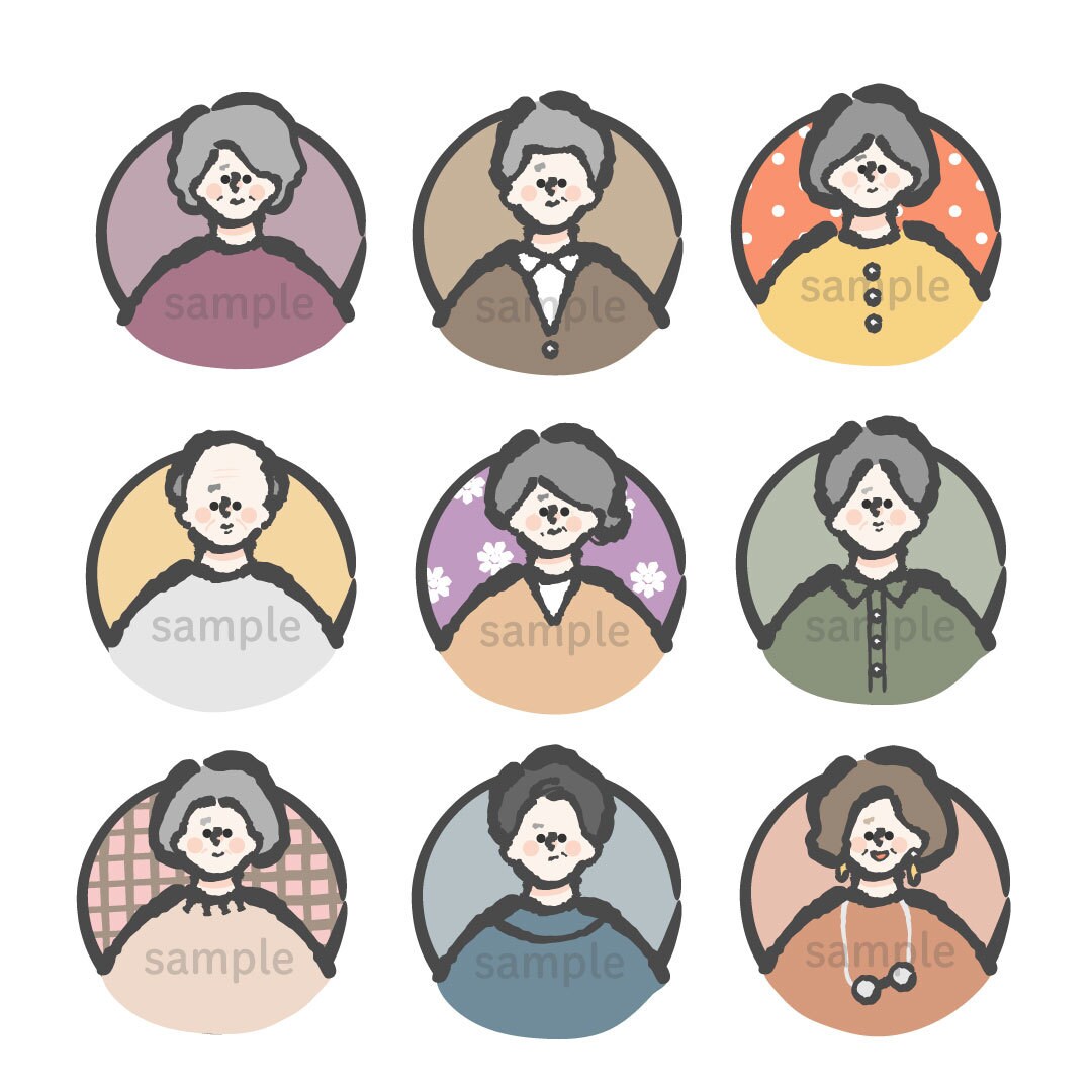 ゆるっと可愛い！あなただけのアイコン描きます SNS・ブログ・名刺などでご使用いただけます〜♪ イメージ9